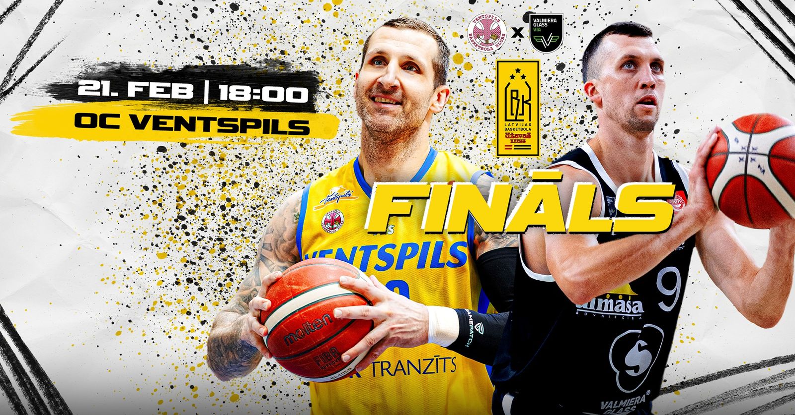 Latvijas basketbola Užavas kausa ieguvējus noskaidros 21. februārī Ventspilī